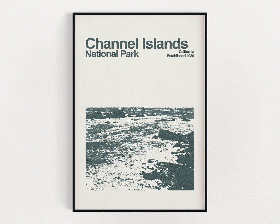 Channel Islands National Park Poster - Minimalist Wall Art