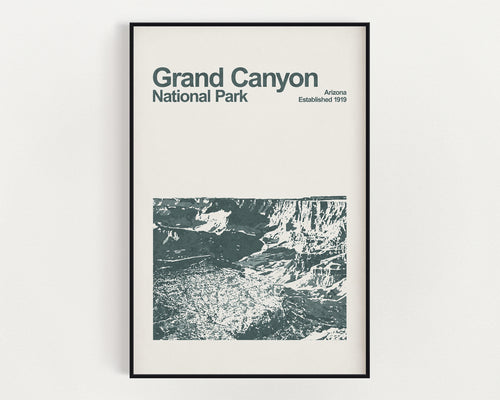 Grand Canyon National Park Poster - Minimalist Wall Art