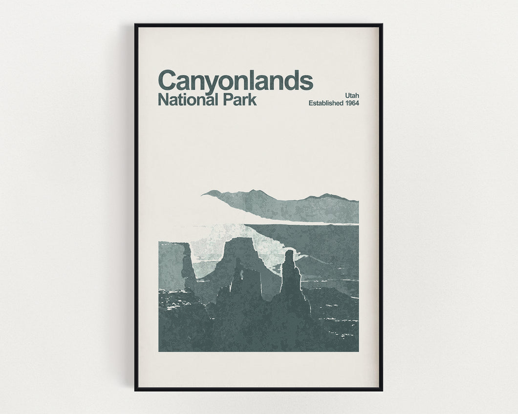 Canyonlands National Park Poster - Minimalist Wall Art