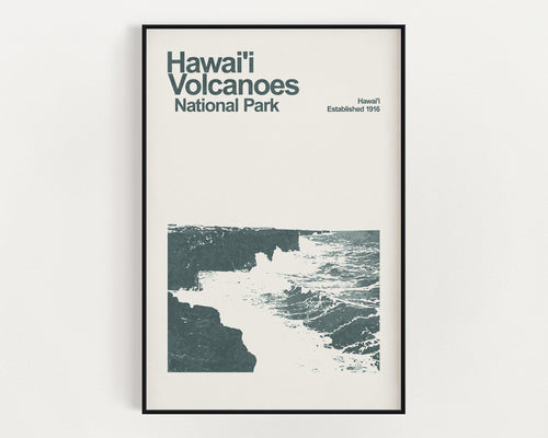 Hawaii Volcanoes National Park - Minimalist Wall Art