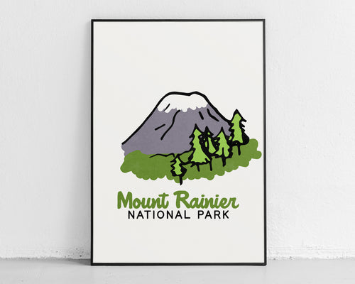 Mount Rainier National Park - Adventure Kids Decor