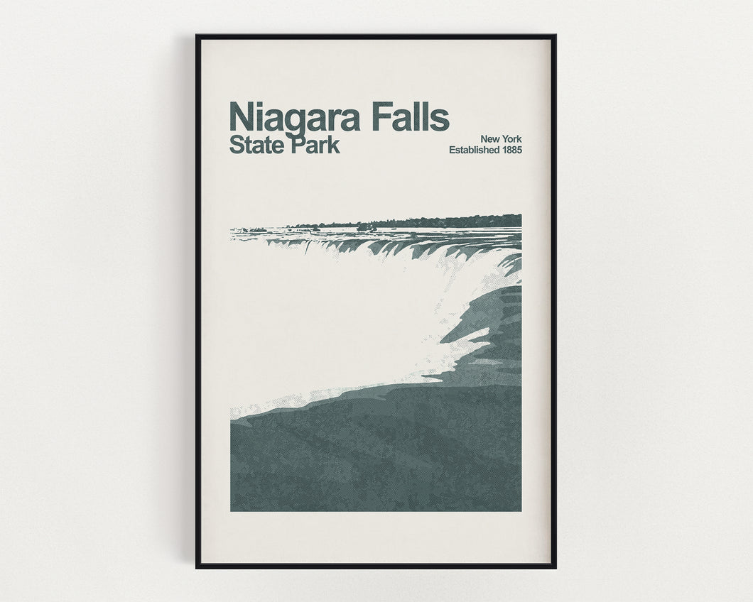 Niagara Falls State Park Poster - Minimalist Wall Art
