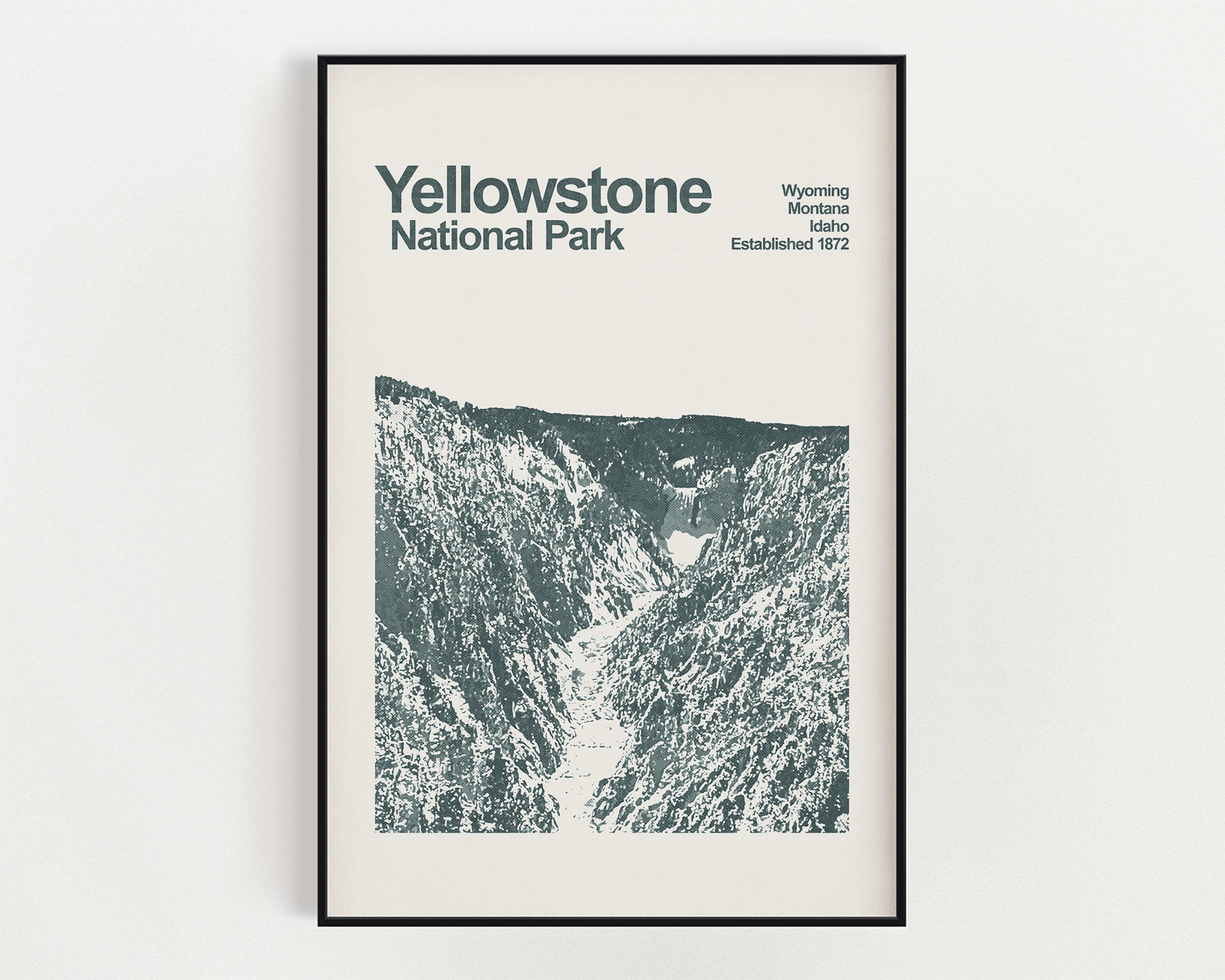 Iceland，Redwoods，Yellowstone Art Poster, Minimalist Print, Wall Art Decor,  Travel Poster, Gift Idea, National Park Poster - AliExpress